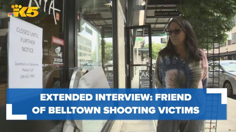 Extended interview: Friend of Belltown shooting victims reacts