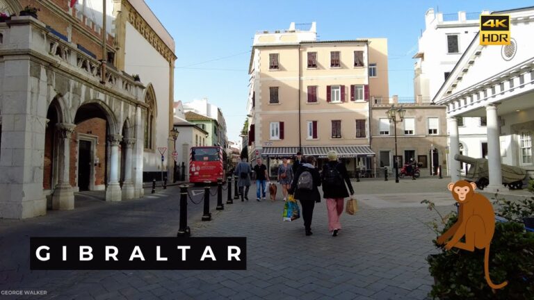GIBRALTAR 🇬🇮 UNITED KINGDOM 🇬🇧 WALKING TOUR 2023