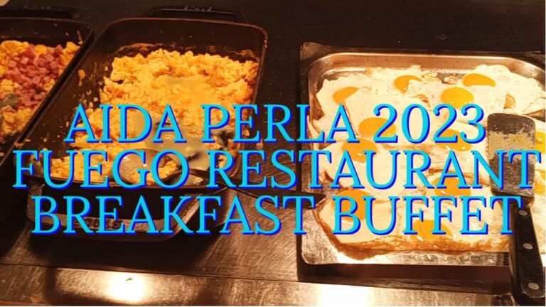 Aida Perla 2023, Fuego Restaurant Breakfast Buffet 2023