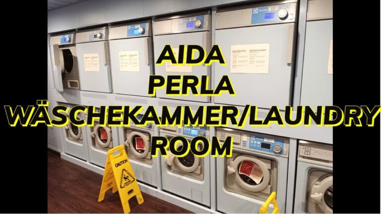 Aida Perla Norwegische Fjorde 2023,Wäschekammer, Laundry room