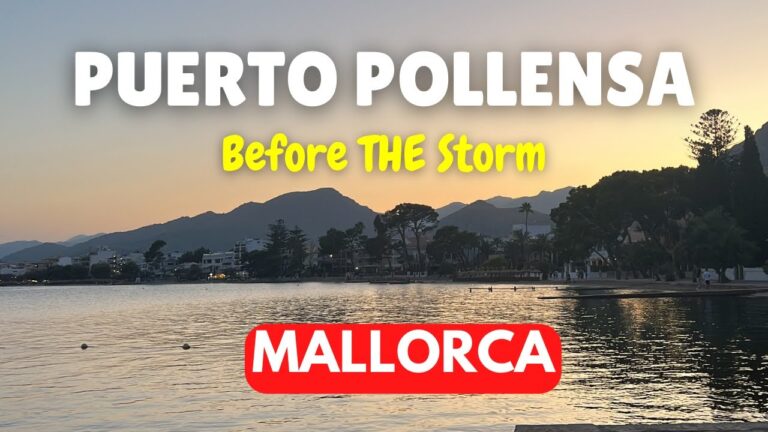 PUERTO POLLENSA, Mallorca AT NIGHT: Summer 2023