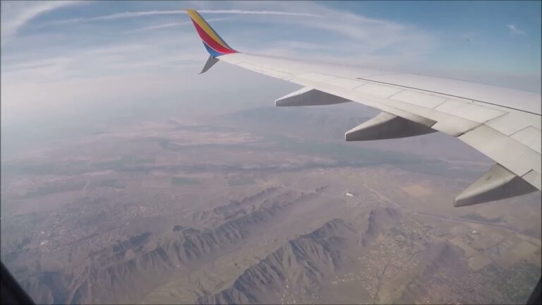 Southwest Airlines – Full Flight POV: Phoenix, AZ (PHX) to Burbank, CA (BUR)