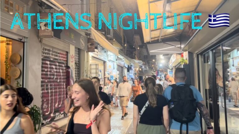 Exploring NIGHTLIFE in ATHENS 🎉🕺 A guide through Athens city centre at night!