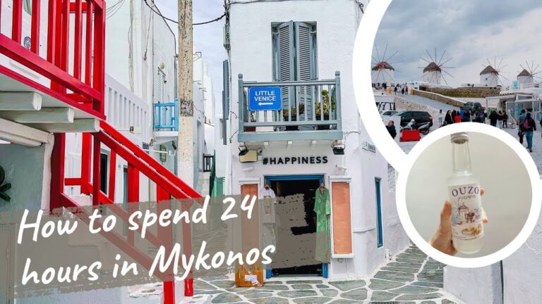 Mykonos – Exploring the most famous city town in Mykonos in 24 hours