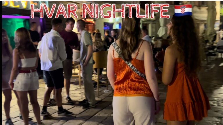 🤯 Nightlife in Hvar is MAD! 🇭🇷 FUN nightlife on Croatia’s Party Island! 🕺
