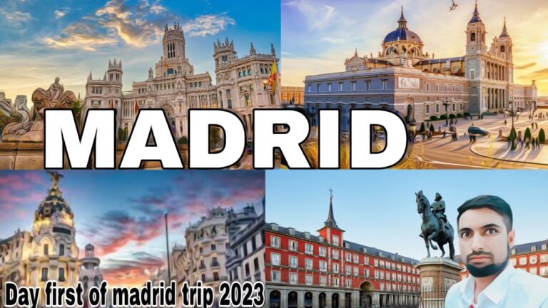 Madrid trip first day 💞 | barcelona to madrid road trip 2023 | hadi jutt vlogs