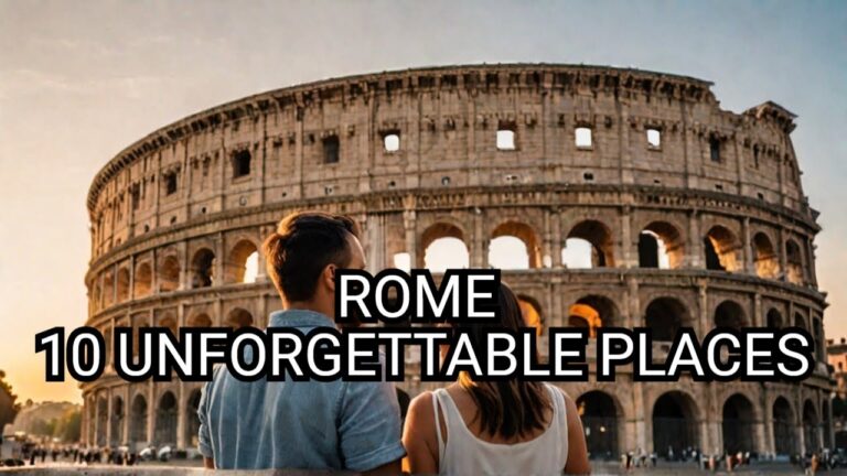 10 Unforgettable Places in Rome