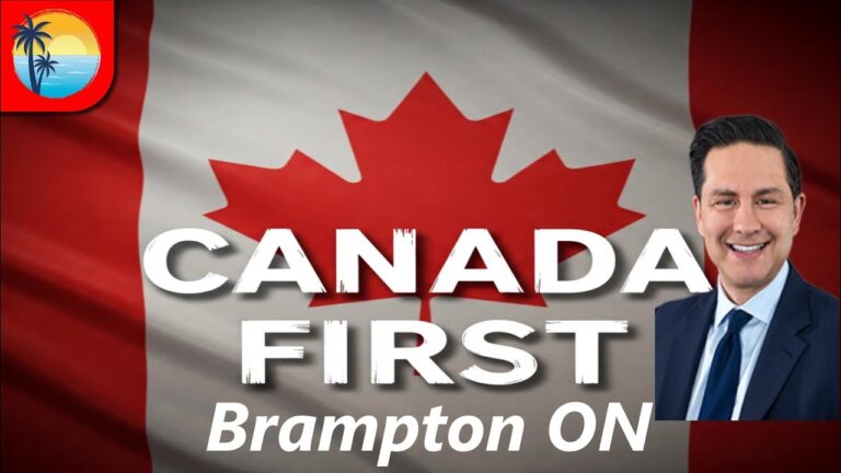 Pierre Poilievre in Brampton Ontario Stop The Crime Rally