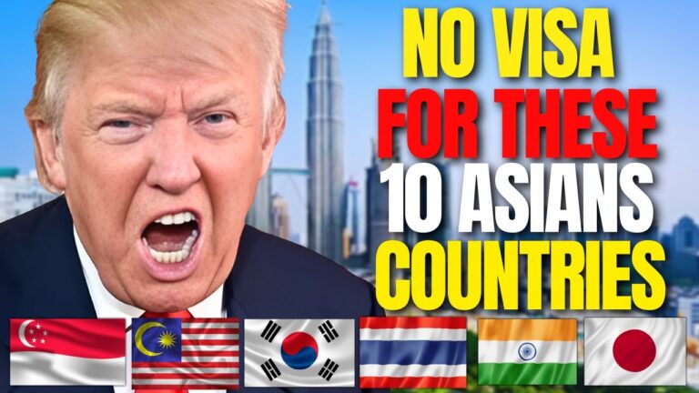 Trump FRUSTRATED Asians as These 10 ASIAN Countries Now Has The Most US VISA REJECTIONS