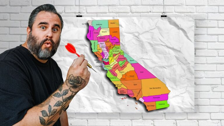 Throwing a Dart at a California Map and EATING Wherever It Lands