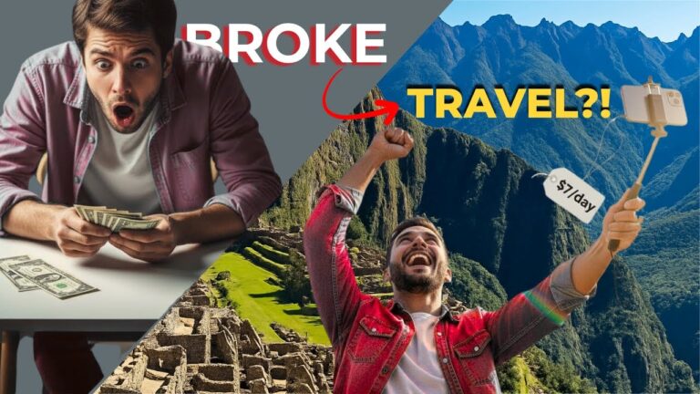 BROKE But Want To Travel? Watch This!