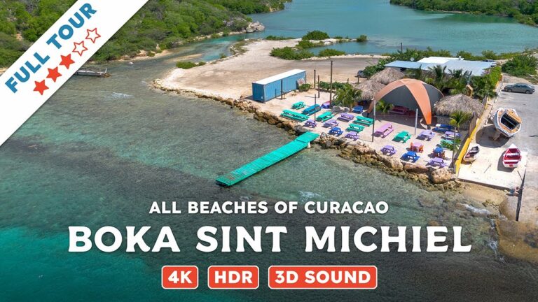 Boka Sint Michiel, Curacao — Beach Walking Videos of ALL Beaches of Curacao (4K, HDR, 3D Sound)