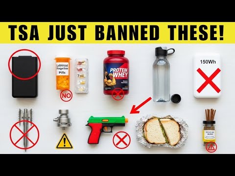 TSA Will CONFISCATE These Common Items in 2025!